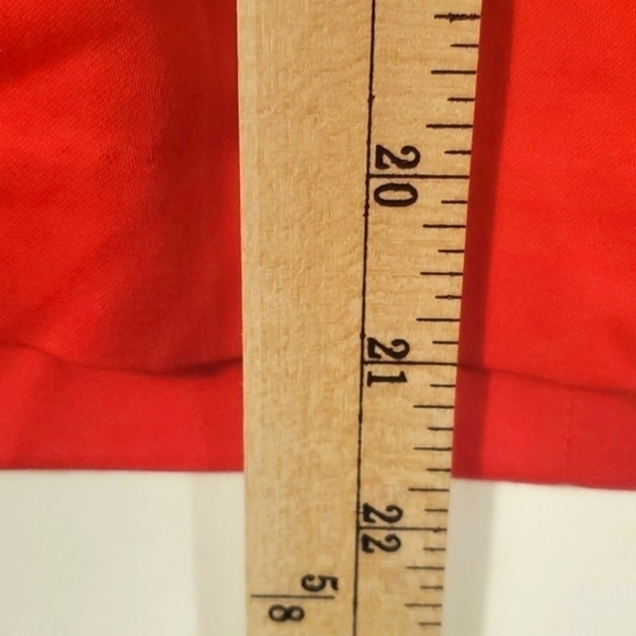 NWT Express Size 12 Red Tan Mini Skirt | High Rise Multicolor Workwear - Picture 11 of 15